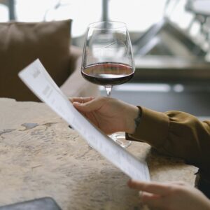 put the vintage on the list wine list being held